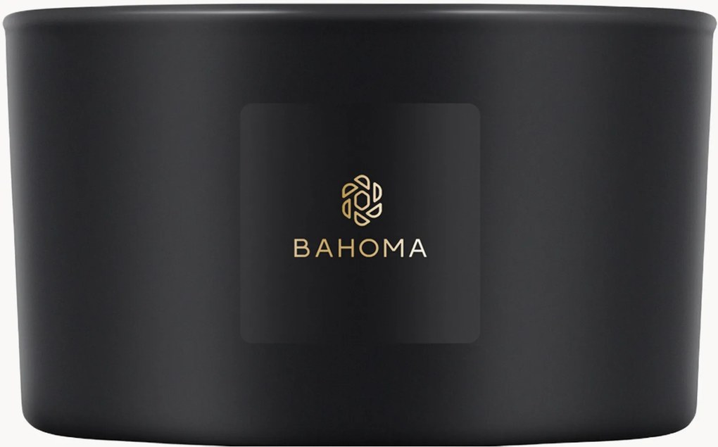 Candela profumata con tre stoppini fatta a mano Oakley (patchouli, muschio)