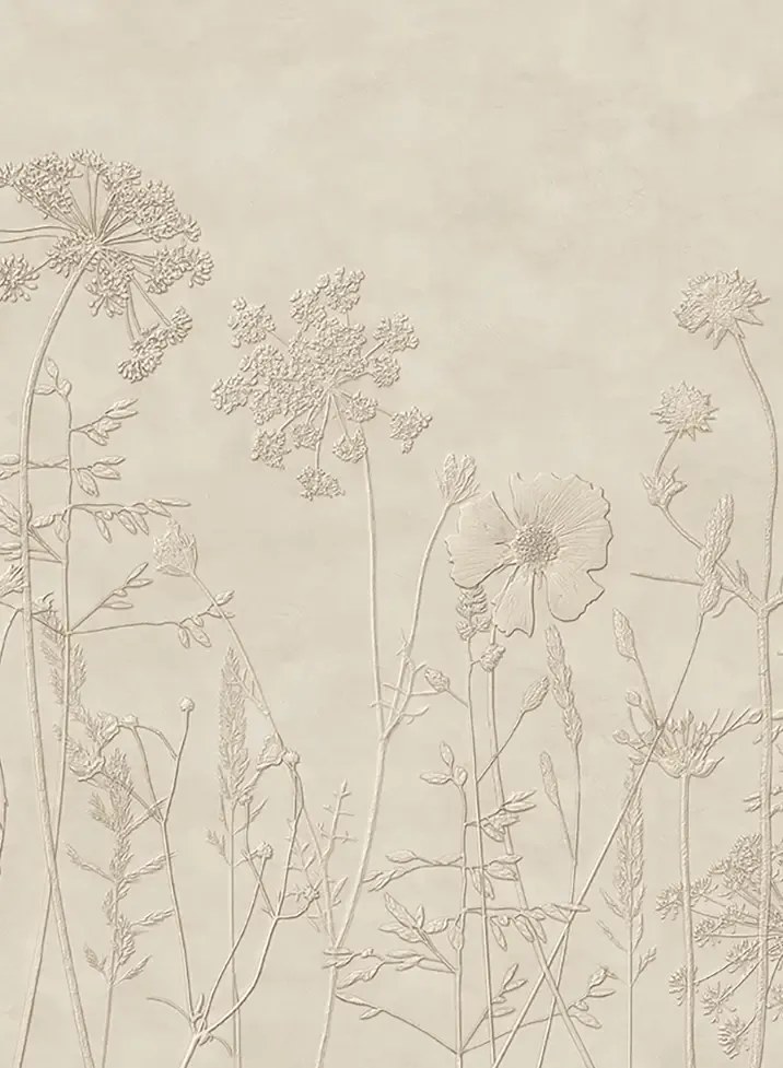 Eijffinger Carta da parati panoramica Silhouette Flowers - 350701