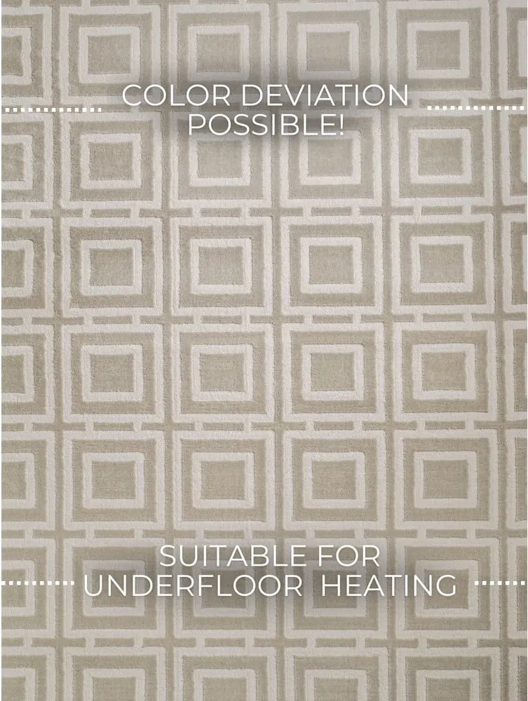 Tappeto color crema 200x280 cm Perles Howlite – Elle Decoration