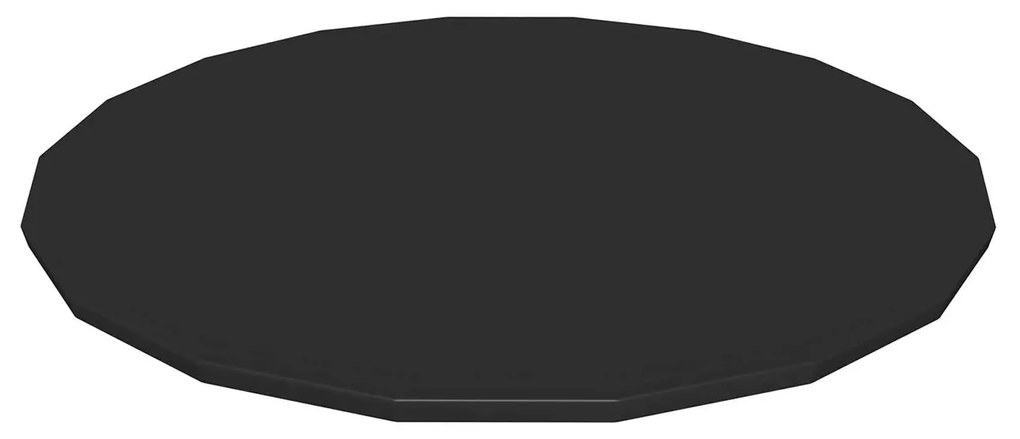Telo Copripiscina Rotondo Grigio Antracite Da 549cm