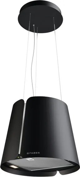 Cappa ad isola BEAT BK MATT F45 FABER nero L 43 cm