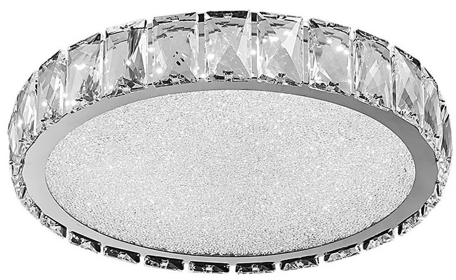 Luxera 62406 - Plafoniera LED di cristallo GIRO LED/20W/230V