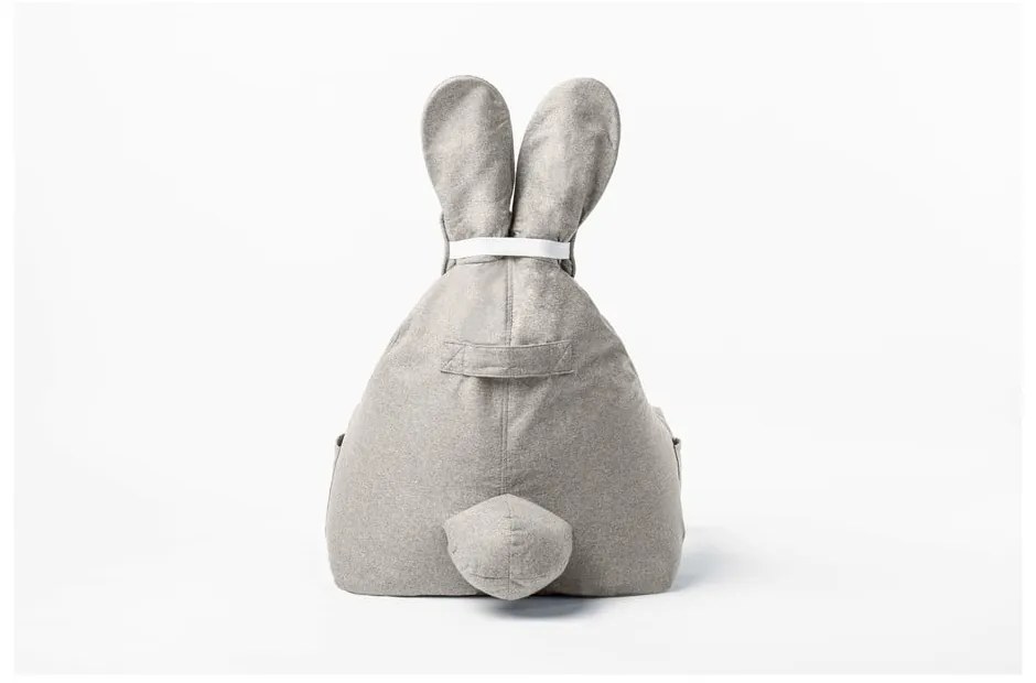 Borsa da divano beige per bambini Funny Bunny - The Brooklyn Kids