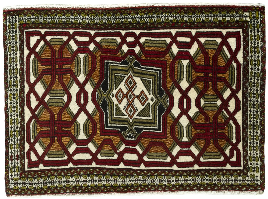 Shiraz Tappeto 60x90 (Iran) Annodato A Mano