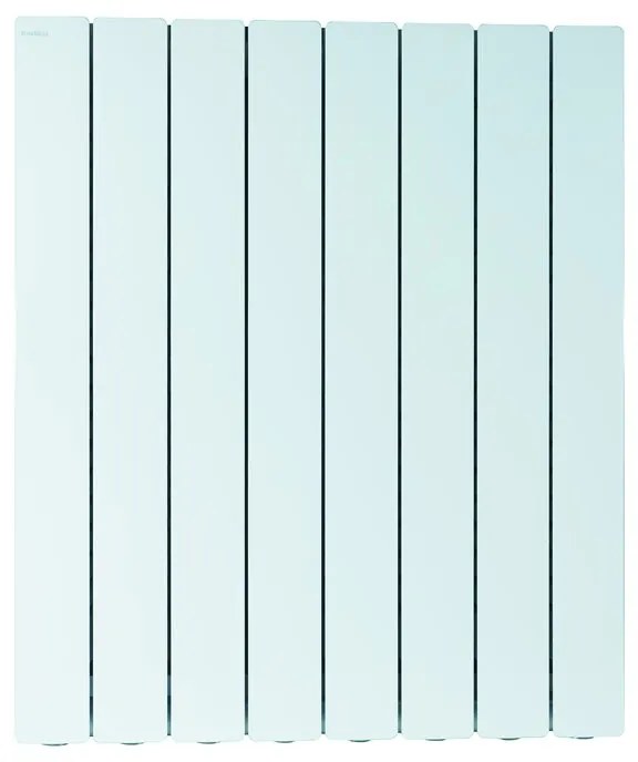 Radiatore acqua calda PRODIGE MODERN in alluminio 1 colonna, 8 elementi, interasse 700 mm, bianco