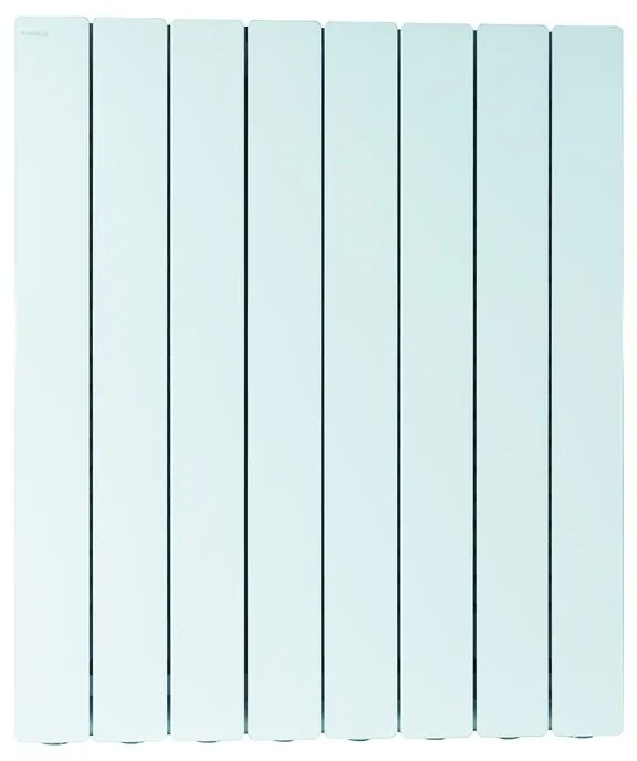 Radiatore acqua calda PRODIGE MODERN in alluminio, 8 elementi, interasse 700 mm, bianco