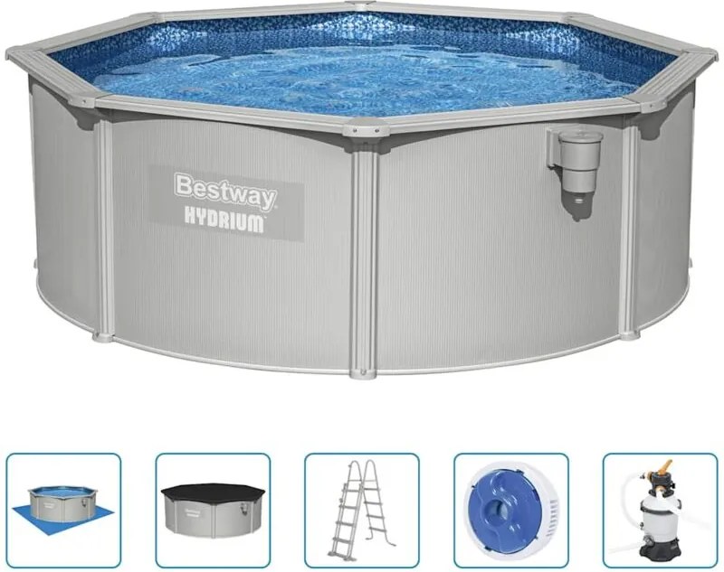 Telaio Piscina Fuori Terra Rotonda Hydrium 360x120 cm Bestway
