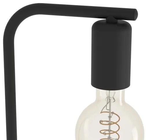 Eglo 43791 - Lampada con piedistallo CRANLEY 1xE27/40W/230V nero