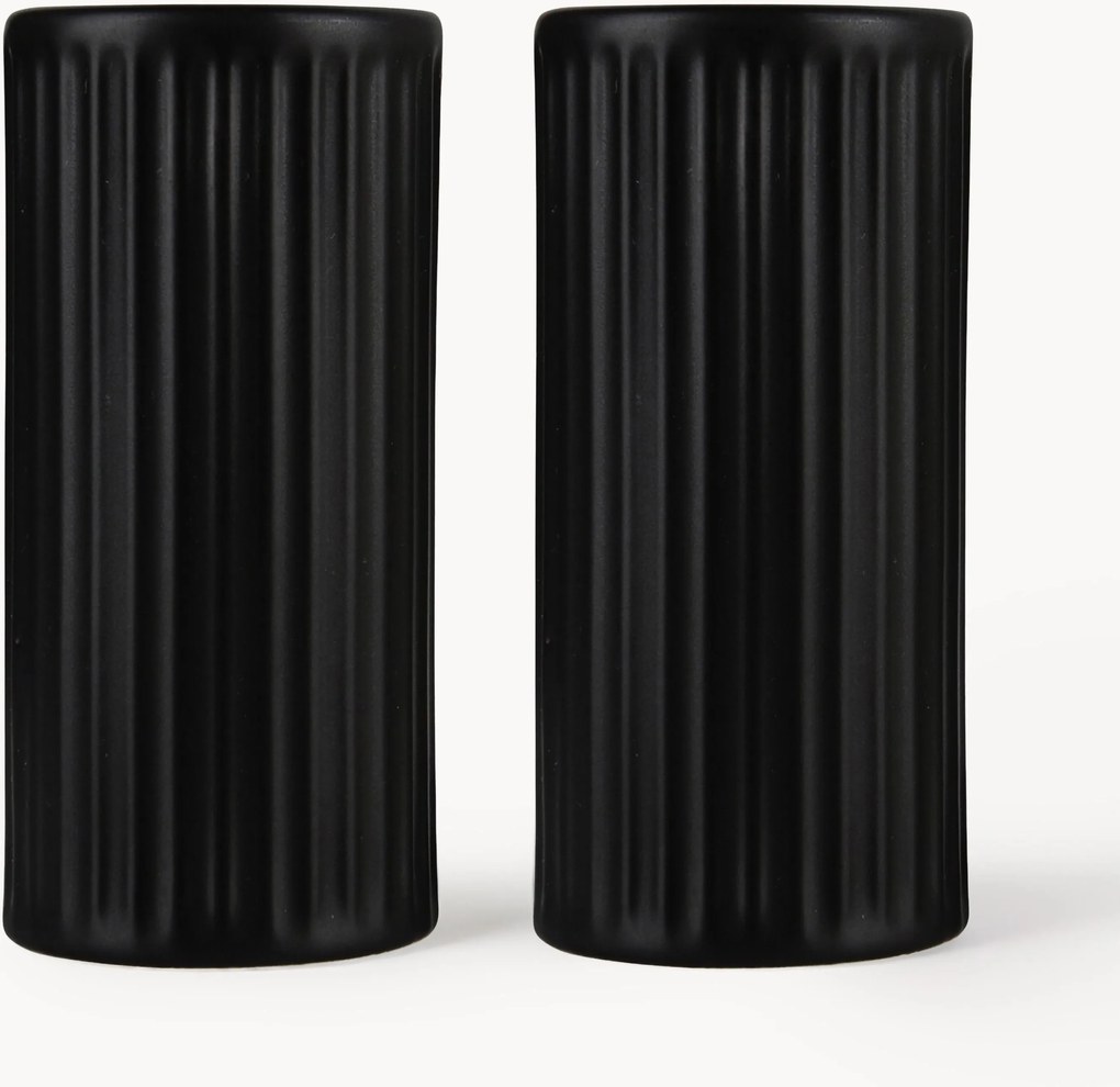 Set saliera e pepiera con struttura scanalata Goove 2 pz