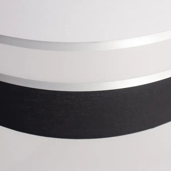 Lampadario a sospensione con filo CORAL 1xE27/60W/230V bianco e nero