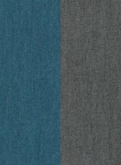 Flamant Carta da parati Grande Stripe - Eléphant et Midnight Blue