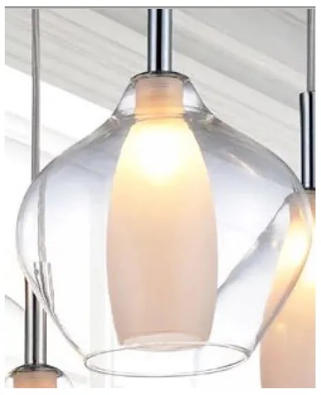 Azzardo AZ3074 - Lampadario a sospensione con filo AMBER 1xG9/40W/230V