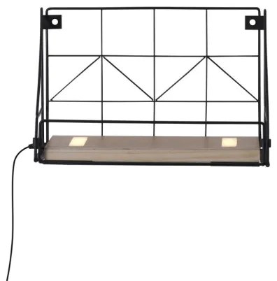 Leuchten Direkt 15276-18 - Mensola con illuminazione a LED BOARD 2xLED/1,75W/230V 30 cm