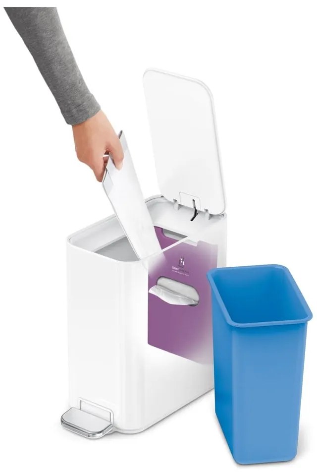 Cestino in acciaio a pedale 5 l - simplehuman