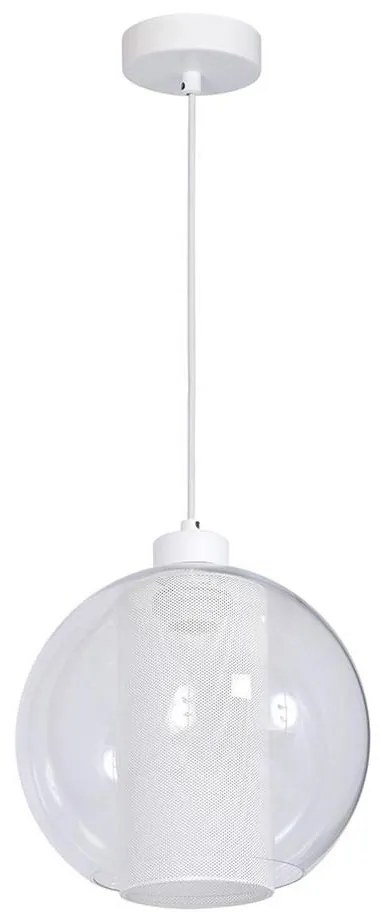 Lampadario FUNA 1xE27/60W/230V bianco