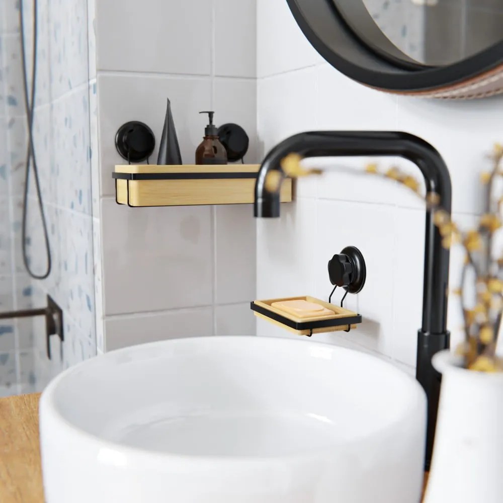 Mensola da bagno autoportante in bambù SPA Bestlock - Compactor