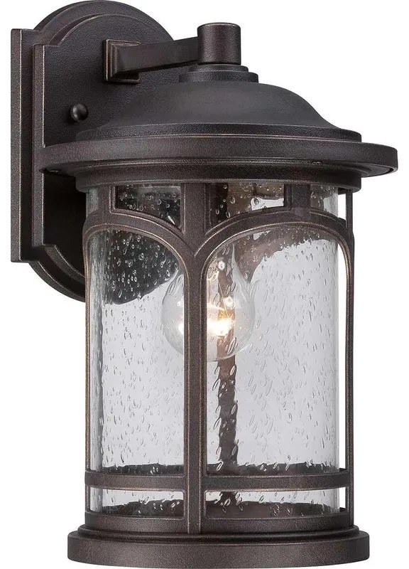 Applique classico chic da esterno QZ-MARBLEHEAD2-M bronzo IP44 1X E27 ELSTEAD