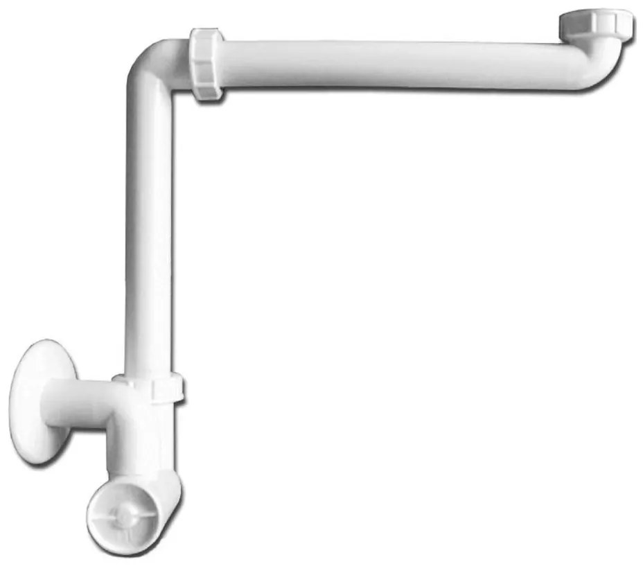 JIKA H8942460000001 - Sifone lavabo CUBITO DN40 bianco