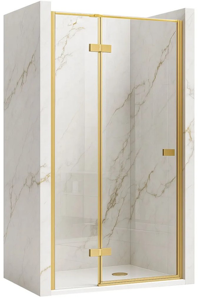 Porta doccia Rea Atlas 80 Brush Gold