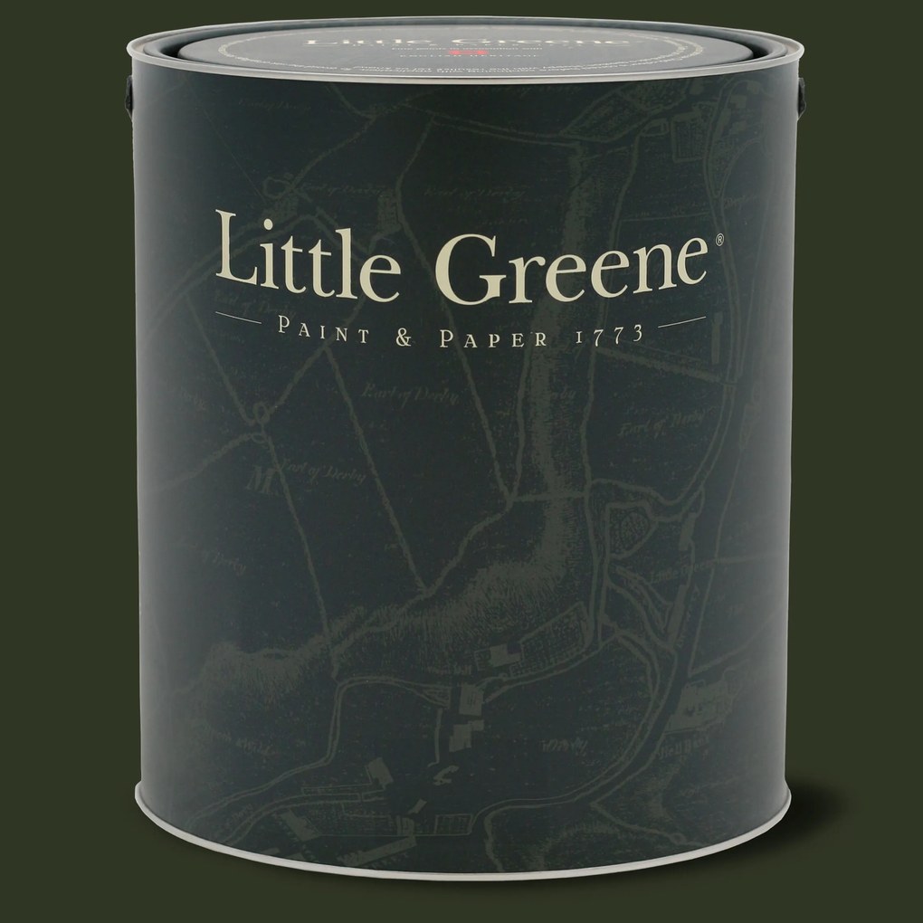 Little Greene Intelligent Satinwood Archive Colours - Dark Bronze Green 120 - 2,5l