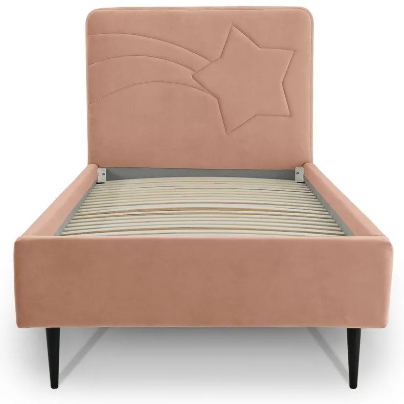 Letto per bambini rosa con contenitore 90x200 cm Star - Scandic