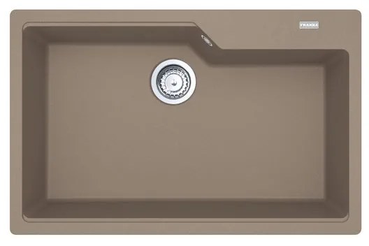 Lavello integrato 1 vasca FRANKE Urban fragranite L 50 x L 78 cm marrone