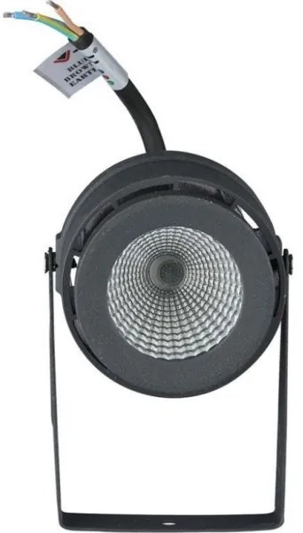 Lampada LED da esterno LED/12W/100-240V IP65 3000K grigio