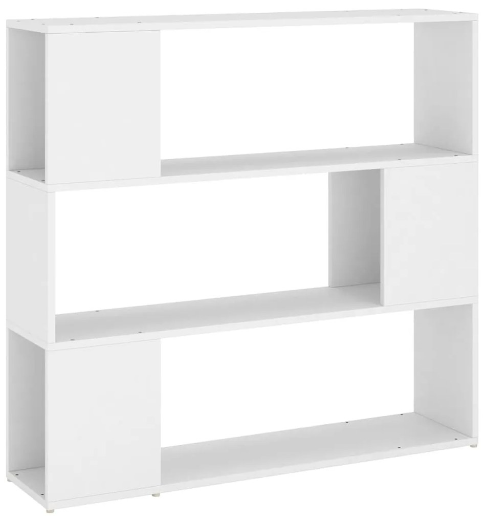 Libreria/Divisorio Bianco 100x24x94 cm