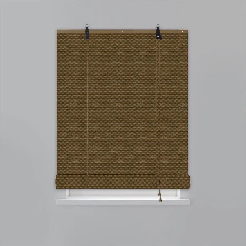 Tenda a rullo filtrante TRENDIY Bamboo Nairobi marrone 150x220 cm
