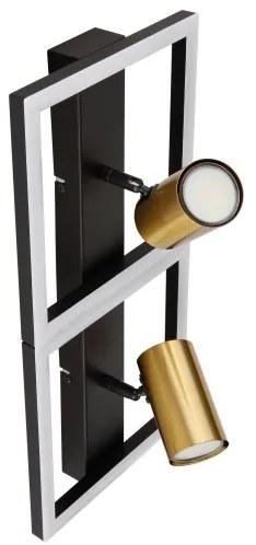 Globo 57032-2 - Faretto LED MARRIE 2xGU10/5W/230V + LED/22W/230V