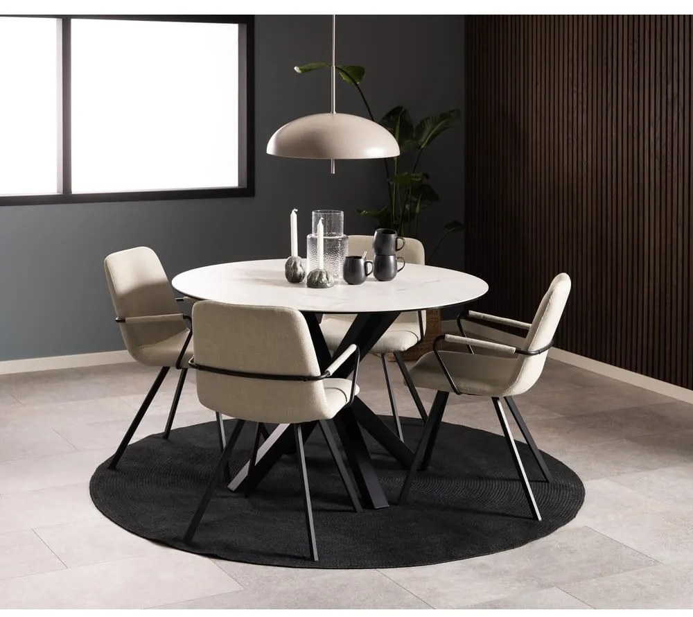 Sedie da pranzo color crema in set di 2 Selina - Actona