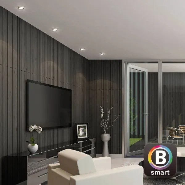 Brilo - SET 3x LED RGBW Lampada da bagno dimmerabile GU10/4,9W/230V Tuya+ +TC