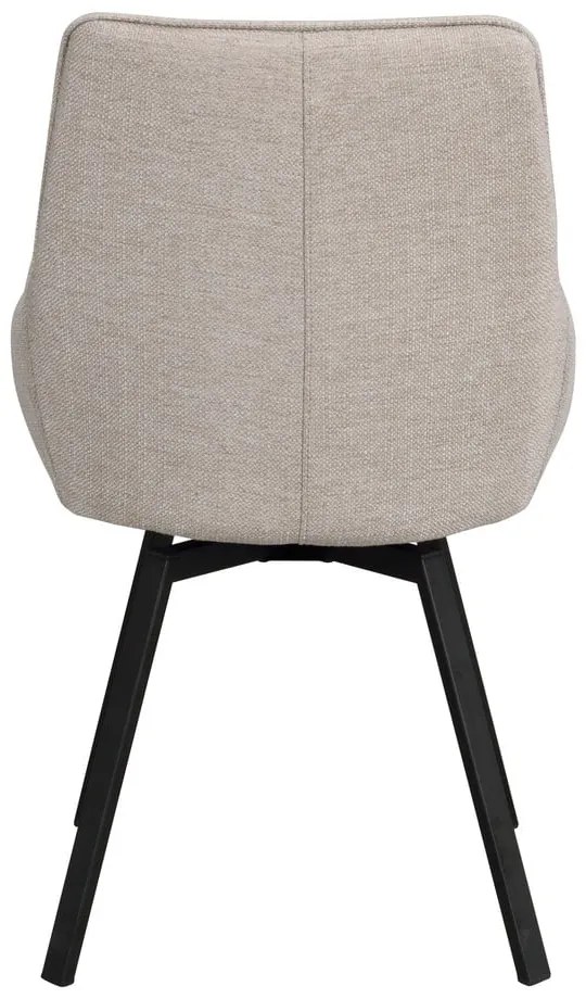 Sedia girevole beige Alison - Rowico