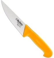 Coltello per Pelare Lama 18 cm Bufalo Emilia S42/18 Manico Giallo