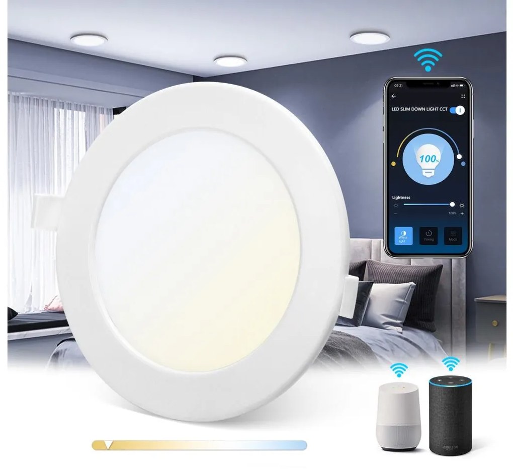 Aigostar - Lampada da incasso LED dimmerabile MESH LED/18W/230V