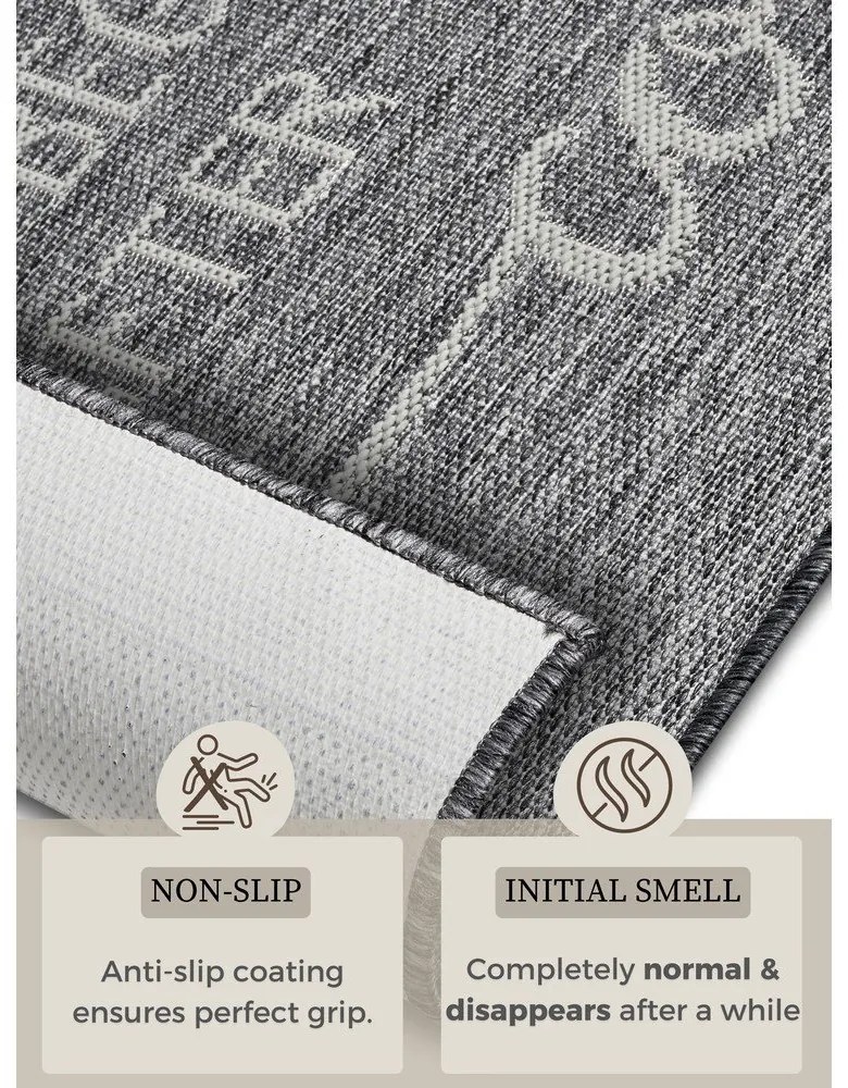 Tappeto grigio 92x150 cm Cucina – Hanse Home
