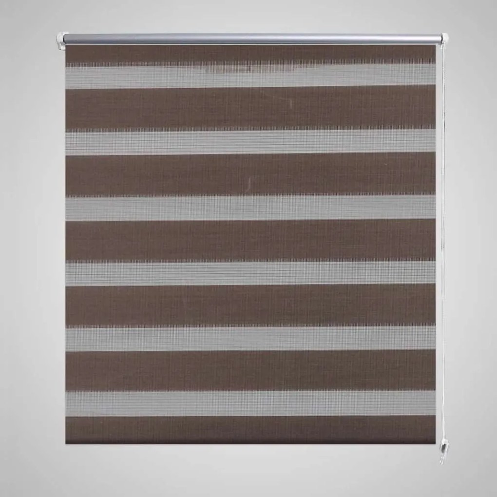 Tenda A Rullo Oscurante Zebra 120x175 Cm Caffé /