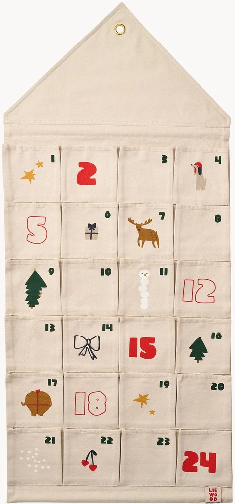 Calendario dell'Avvento da parete Babbo