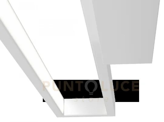 Four squares applique grande bianco 1162-ag-bi