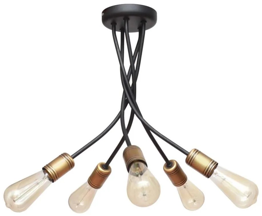 Lampadario a sospensione HARVARD 5xE27/15W/230V