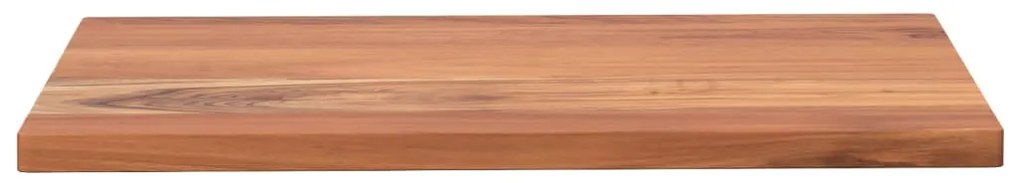 Piano per tavolo 60x60x3,8 cm quadrato legno massello di acacia
