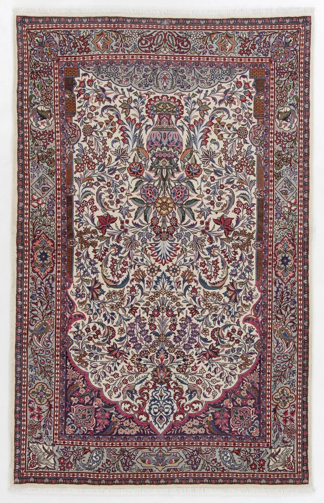 Sarouk Tappeto 210x130 (Iran) Annodato A Mano