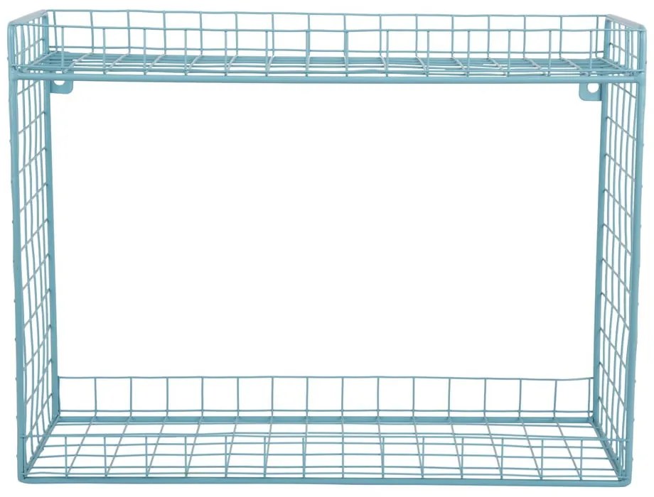 Mensola turchese in acciaio con ripiani multipli 40 cm Reja – PT LIVING