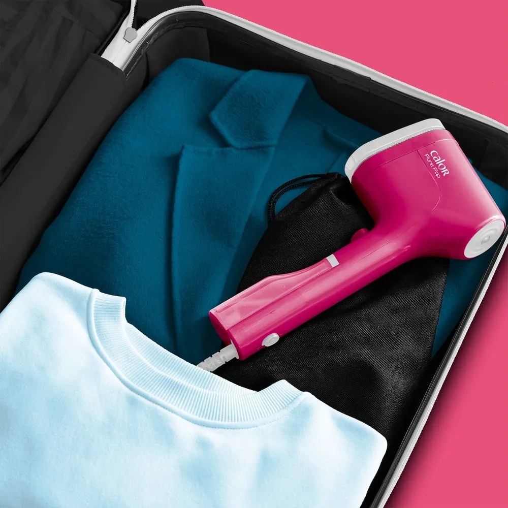 Ferro da stiro verticale rosa Pure POP DT2023F0 - Tefal