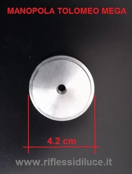 Artemide manopola diametro cm 4.2 ricambio per Tolomeo mega