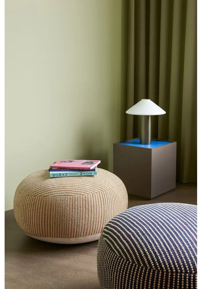 Cassapanca in frassino blu e grigio scuro 40x45 cm Vault - Hübsch