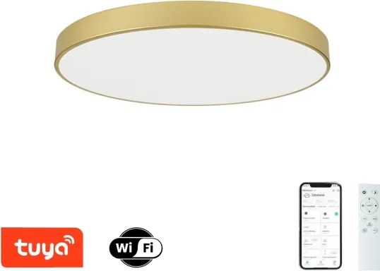 Brilagi - Lampada LED dimmerabile POOL SMART LED/100W/230V 80 cm dorata Wi-Fi Tuya + telecomando