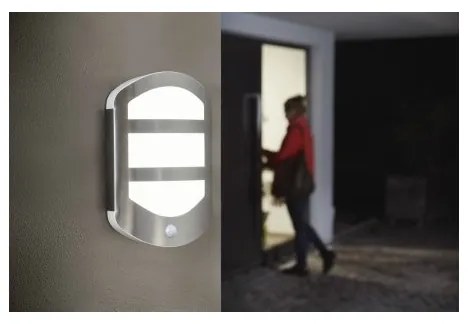 Ledvance - Applique LED da esterno con sensore PLATE LED/12,5W/230V IP44