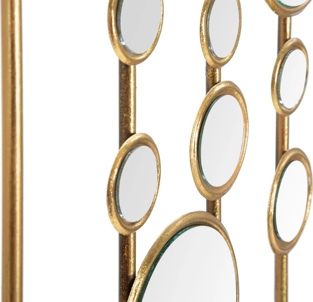 Pannello da Muro Small Mirrors 35,5x1,5x90 cm in Ferro...