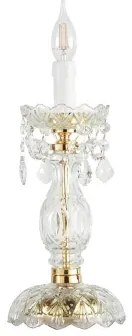 Lampada da tavolo OPERA 15x35 cm in vetro lavorato a mano Oro